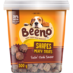 Beeno Shapes Sizzlin' Steak Flavour Meaty Treat 500G