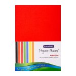 Marlin Project Boards A4 160GSM 10'S Bright Red Pack Of 10