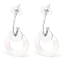 Silver Tone Hanging Earrings.
