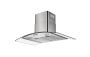 Falco 90CM Curved Glass Chimney Extractor Stainless Steel - FAL-90-CGS