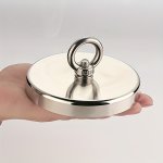 Multi-strength Neodymium Magnet 64LB 154LB 224LB 440LB 881LB Pull - Powerful Metal Fishing Magnet With Eyebolt For River Recover