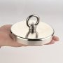 Multi-Strength Neodymium Magnet 64lb/154lb/224lb/440lb/881lb Pull - Powerful Metal Fishing Magnet With Eyebolt For River Recovery And Salvage Operations
