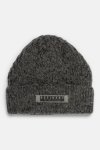 Charcoal Fisherman Beanie - O Black