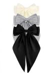 3 Piece Large Hair Bow Clips