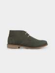 Hunter Leather Boot - Dark Olive - Dark Olive 10