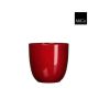 Pot Ceramic Tusca Round Dark Red 22.5CM