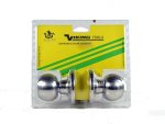 Viking Entrance Lock Round Silver