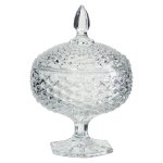 Large Crystal Jar With Lid