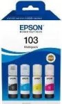 Epson 103 Ink Bottles Multipack 260ML Total 1 X Black 1 X Cyan 1 X Magenta 1 X Yellow L1110 L1250 L3110