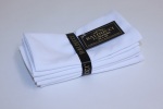 - Polycotton Napkins - Set Of 6 - White