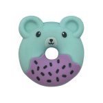 Donut Animal Scented Eraser - Cyan