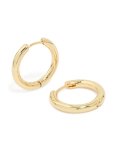 Goldair Gold Plated Thick Hoop Earrings 3-PACK