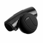 Qiilu Steering Wheel Knob Spinner Universal Car Steering Wheel Knob Spinner Power Handle Ball Wheel Booster Black Suicide Power