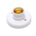 1PC E27 Screw Cap Socket White Ceiling Light Lamp Bulb Fixing Base Stand Light Bulb Holder