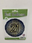 Navy Gold No 21 Foil 18INCH