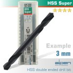 Super Drill Bit Double Ended 3.0MM Bulk
