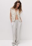 Cr Pe Pull-on Trousers - Light Grey