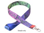 Sample-lanyard Double Side Sub With Lobsterring