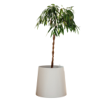 Conica Planter - Textured White Medium