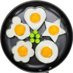 5PCS Egg Rings Stainless Steel Egg Cooking Rings Pancake Mold For Frying Eggs And Omelet Kitchen Gadgets Kitchen Stuff Kitchen A