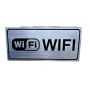 Wi-fi Available Sign|brushed Silver Metal - Connectivity Notice