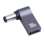 100W Usb-c Type-c Female To Dc 7.4X0.6MM Male Computer Charging Adapter For Dell