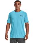 Men's Ua Sportstyle Left Chest Short Sleeve Shirt - Fresco Blue Md