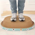 Cozy Cat Scratcher Bowl - Durable Corrugated Cardboard Lounger Scratching Pad Combo For Claw Care & Relaxation Scratch Lounge Fo