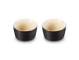 Le Creuset Large Stoneware Ramekins Set Of 2 Matte Black