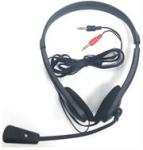 Unique Stereo Headphone With Microphone Black Colour