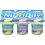Danone Nutriday Vanilla Flavoured Low Fat Smooth Yoghurt 6 X 100G
