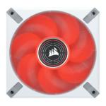 Corsair CO-9050126 ML120 LED Elite 120MM Red LED Fan Single Pack White Chassis Fan