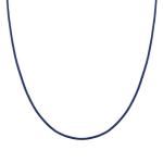 Seimia Necklace In Recycled Cord With Sterling Silver