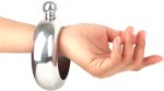 Stainless Steel Liquor Bangle Flask Bracelet