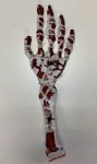 Halloween Deco Hand 62X20CM