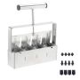 Garden Manual Soil Block Making Tool Micro Soil Block Maker Kit-silver