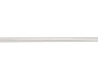 25MM Steel Curtain Rod - Brushed Silver 1.5M