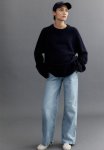Mama Wide Jeans - Light Denim Blue