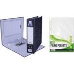 Lever Arch File & Filing Pockets Combo