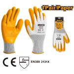 Ingco HGVL08-XL Glove Wrist Latex HD Dip Palm XL