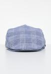 Mens Samuel Newsboy Cap In Blue - Blue S m