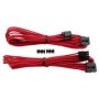 CP-8920166 Sleeved EPS12V/ATX12V Cable 0.75M Red