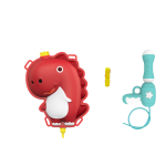 Dinosaur Red Water Gun Back Pack