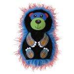 KONG Roughskinz Suedez Bear Medium Black