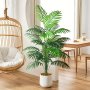 Large Artificial Palm Leaf - Realistic Faux Greenery For Indoor/Outdoor Decor - Perfect For Home Office & Special Occasions