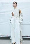Cropped Turtleneck Top - Beige