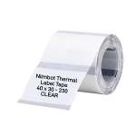 Niimbot B1 B21 B3S Thermal Label 40X30MM - 230 Labels Per Roll - Transparent