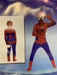 Spiderman Skin Romper Costume