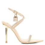 Natura L Pu High Heel Sandal