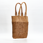 Shabina Nude Leather Tote Bag - Nude Leather